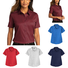Load image into Gallery viewer, LADIES BOTTON DOWN SHORT SLEEVE P-A  LW809