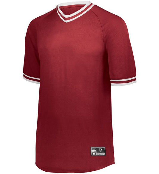 RETRO V NECK BASEBALL JERSEY