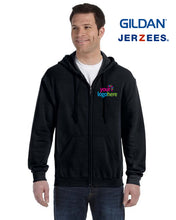 Load image into Gallery viewer, FULL ZIP HOODIE GILDAN G186