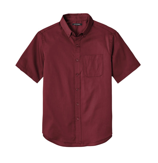 Men Button Down Short Sleeve Shirts