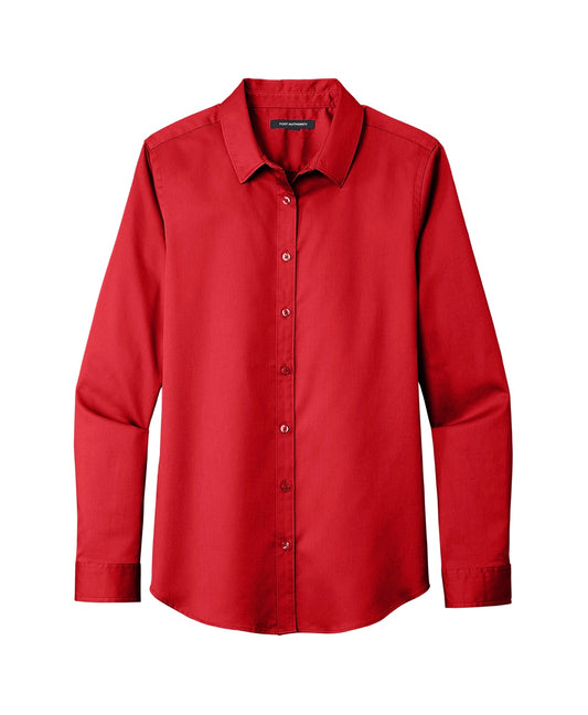 LADIES BOTTON DOWN LONG SLEEVE P-A LW808