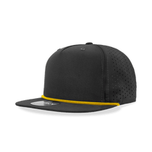 Load image into Gallery viewer, Decky 5 Panel High Profile Perforated Rope Hat 6226
