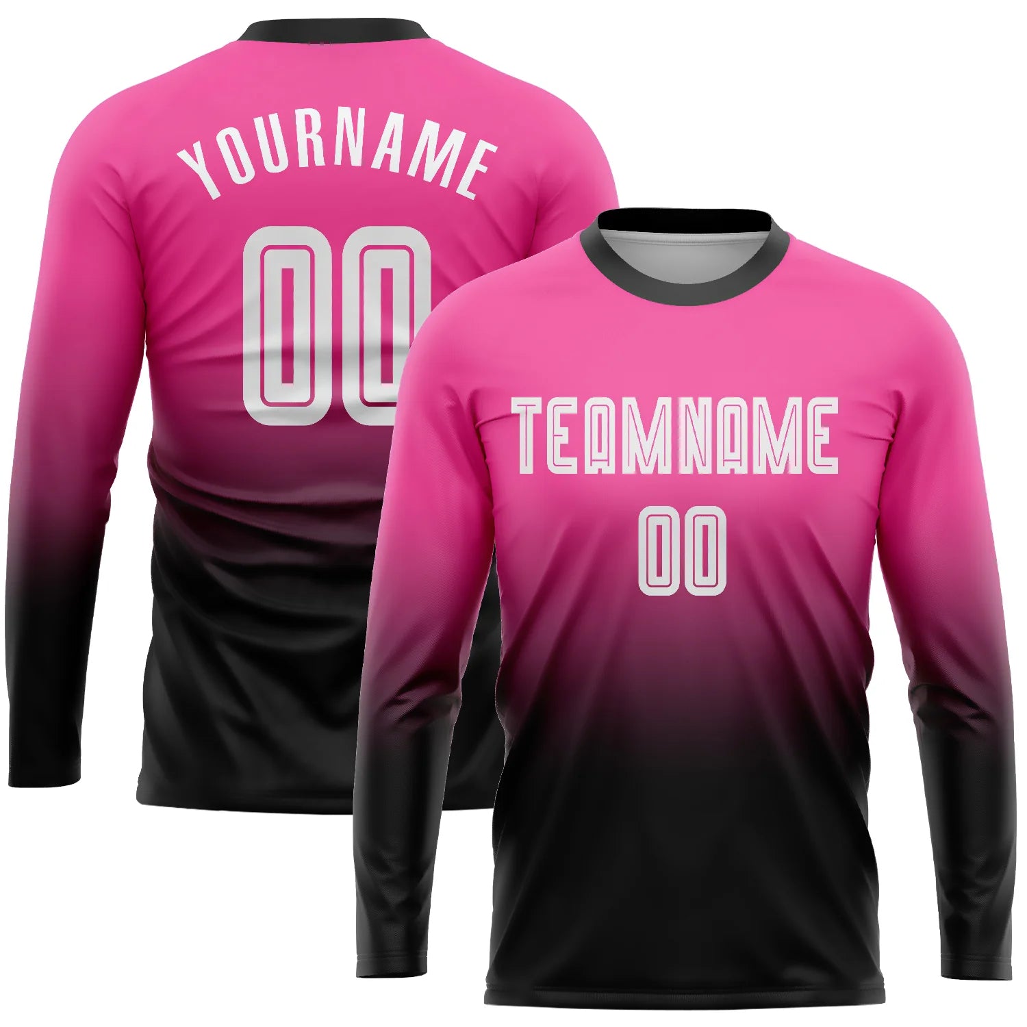 Custom long sleeve sublimation