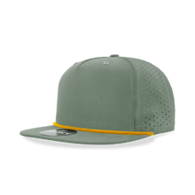 Load image into Gallery viewer, Decky 5 Panel High Profile Perforated Rope Hat 6226
