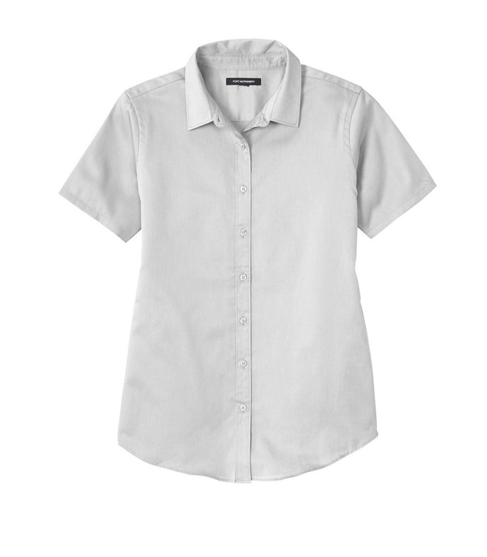 LADIES BOTTON DOWN SHORT SLEEVE P-A  LW809