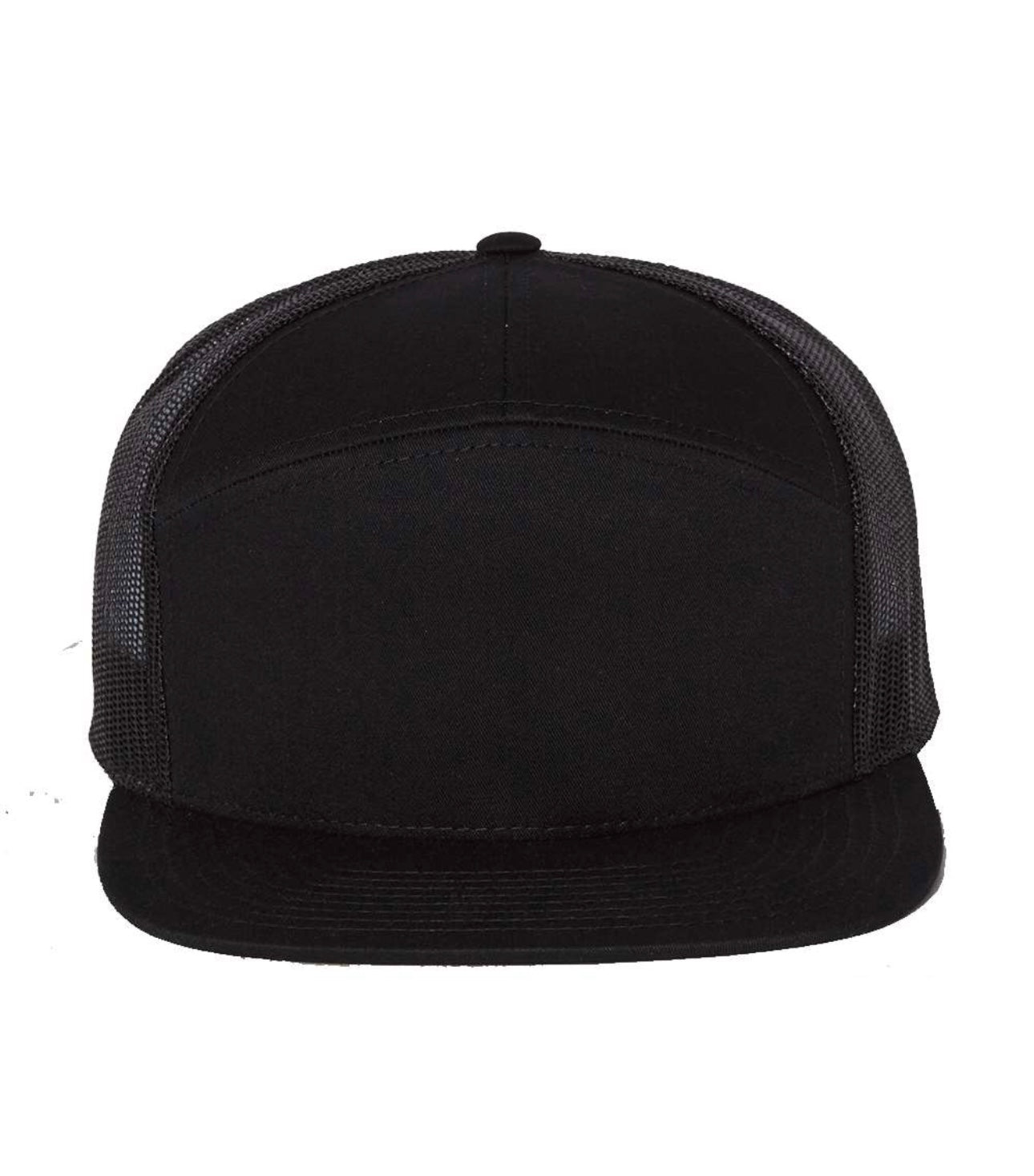 trucker leather patch hat