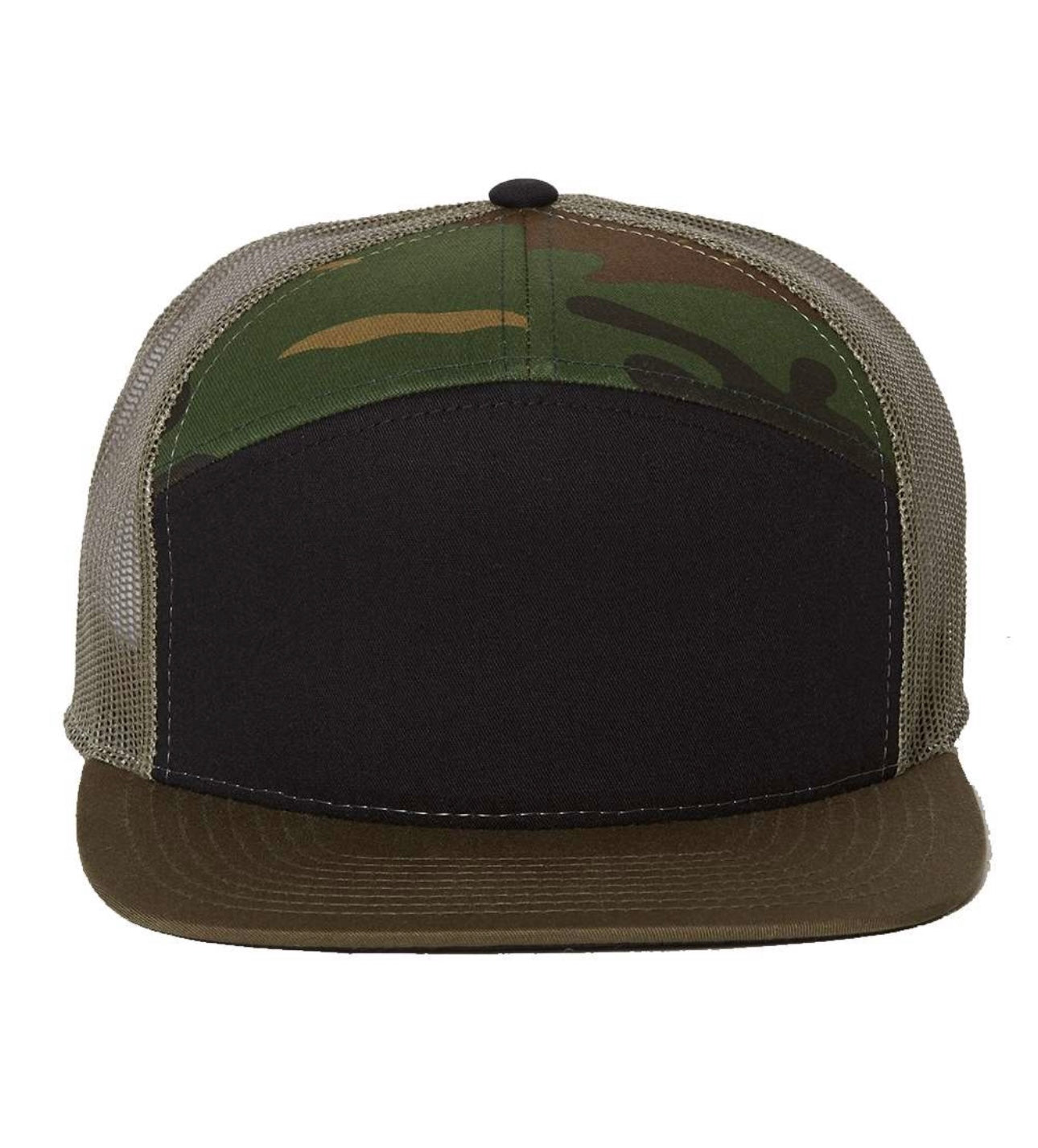 trucker leather patch hat