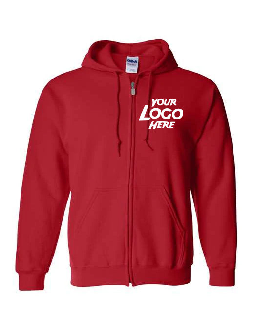 FULL ZIP HOODIE GILDAN G186