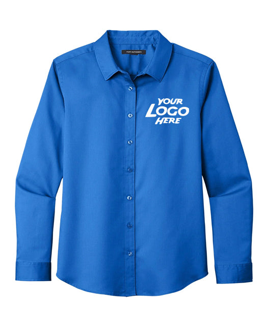 LADIES BOTTON DOWN LONG SLEEVE P-A LW808