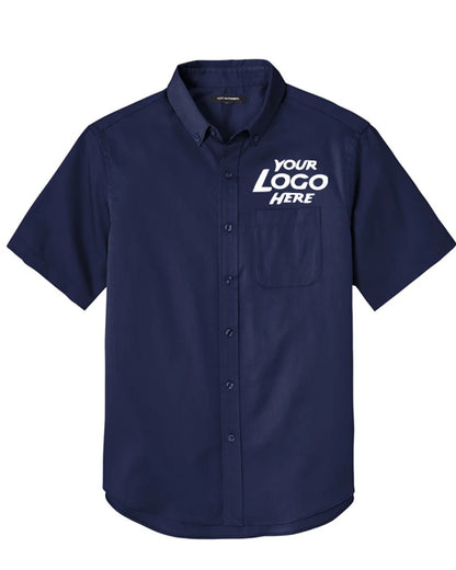 Men Button Down Short Sleeve Shirts