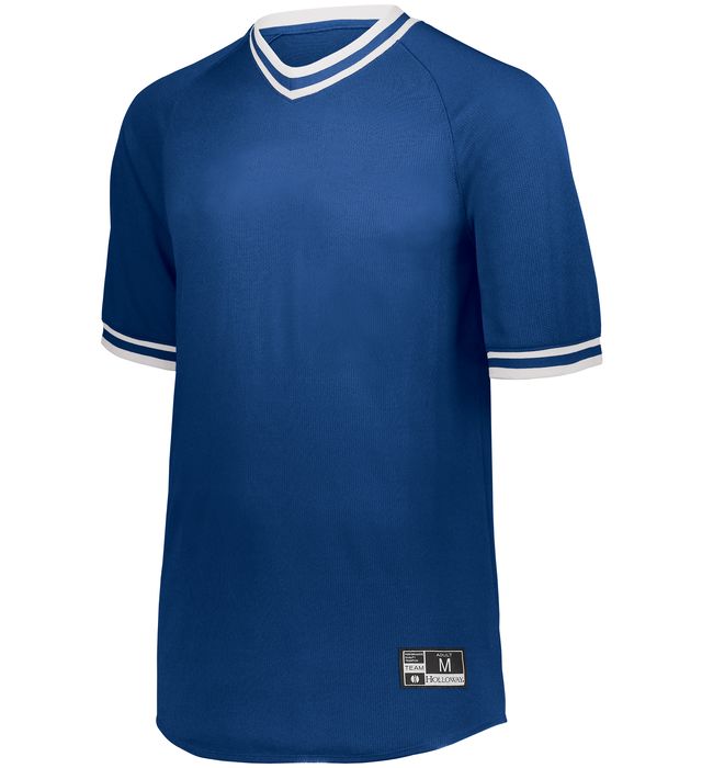 RETRO V NECK BASEBALL JERSEY
