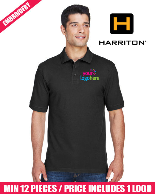 POLOS HARRITON MEN 60/40  M265