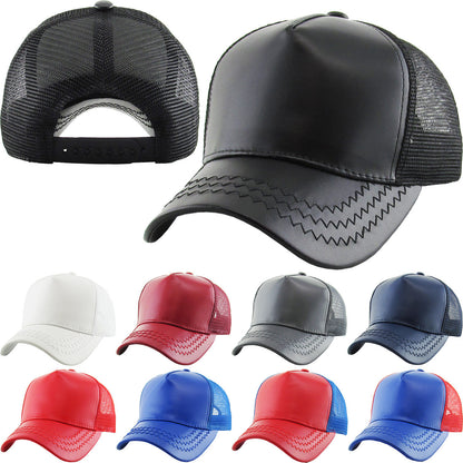 LEATHER MESH LEATHER PATCH